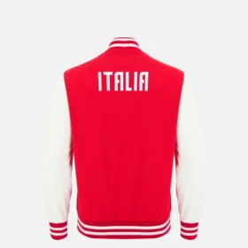 Cápsula Garibaldi Italia Rugby 2025/26 Chaqueta Anthem para niños de estilo Athleisure
