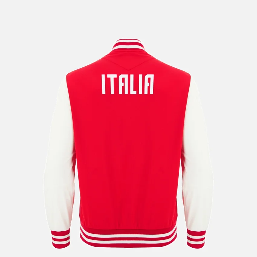 Cápsula Garibaldi Italia Rugby 2025/26 Chaqueta Anthem para niños de estilo Athleisure Cápsula Garibaldi Italia Rugby 2025/26 Chaqueta Anthem para niños de estilo Athleisure