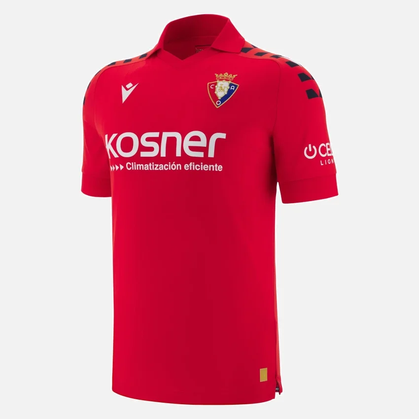 Equipación de local para adultos del Osasuna 2025/26 Equipación de local para adultos del Osasuna 2025/26