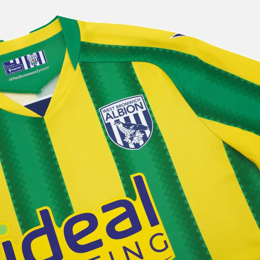 Equipación de partido fuera de casa para adultos del West Bromwich Albion F.C. 2025/26 Equipación de partido fuera de casa para adultos del West Bromwich Albion F.C. 2025/26