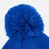 Gorro de nieve con pompón