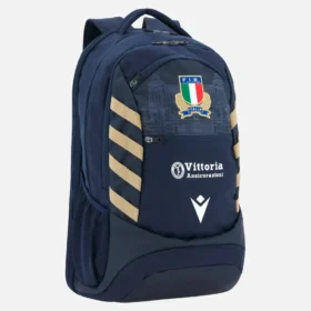Mochila Italia Rugby 2025/26 azul marino y dorada