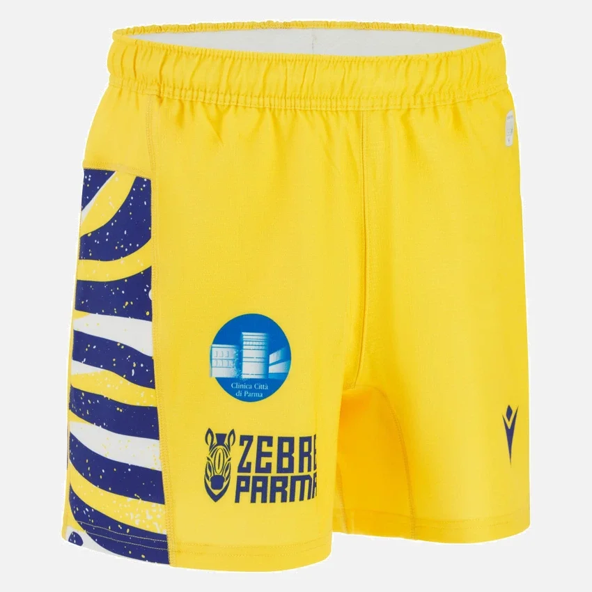 Pantalones Cortos de visitante para adultos Zebre Parma 2025/26 Pantalones Cortos de visitante para adultos Zebre Parma 2025/26