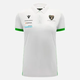 Polos blancos para mujer de Automobili Lamborghini Squadra Corse