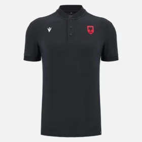 Polos negros de viaje para adultos de la selección nacional de Albania FSHF 2026/27