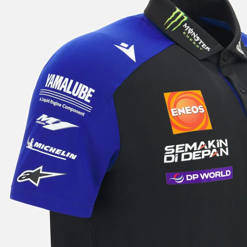Polos réplica del equipo Monster Energy Yamaha MotoGP 2026 para hombre Polos réplica del equipo Monster Energy Yamaha MotoGP 2026 para hombre
