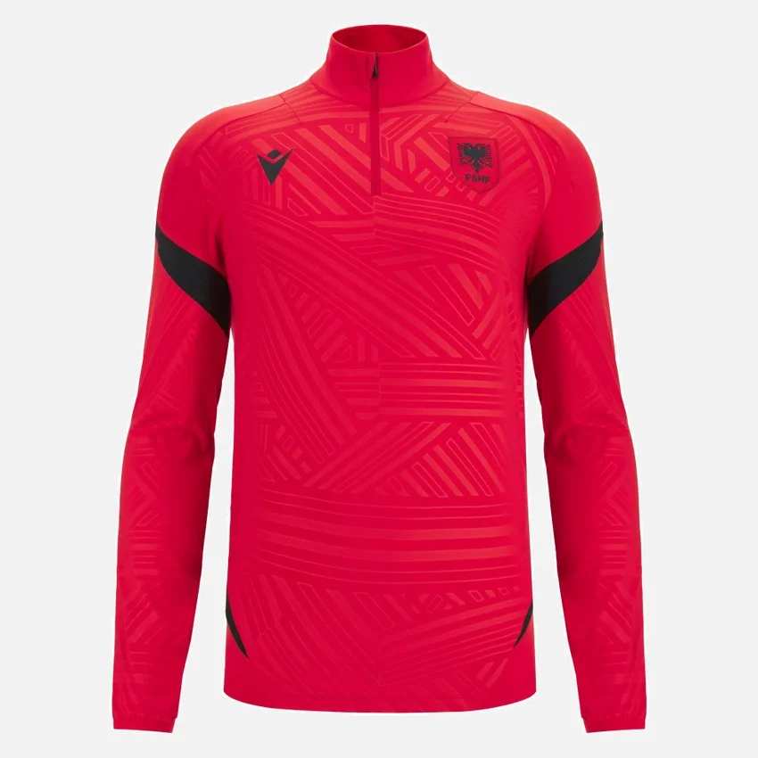 Selección de Albania FSHF 2026/27 Sudadera con cremallera de 1/4 para adultos Selección de Albania FSHF 2026/27 Sudadera con cremallera de 1/4 para adultos
