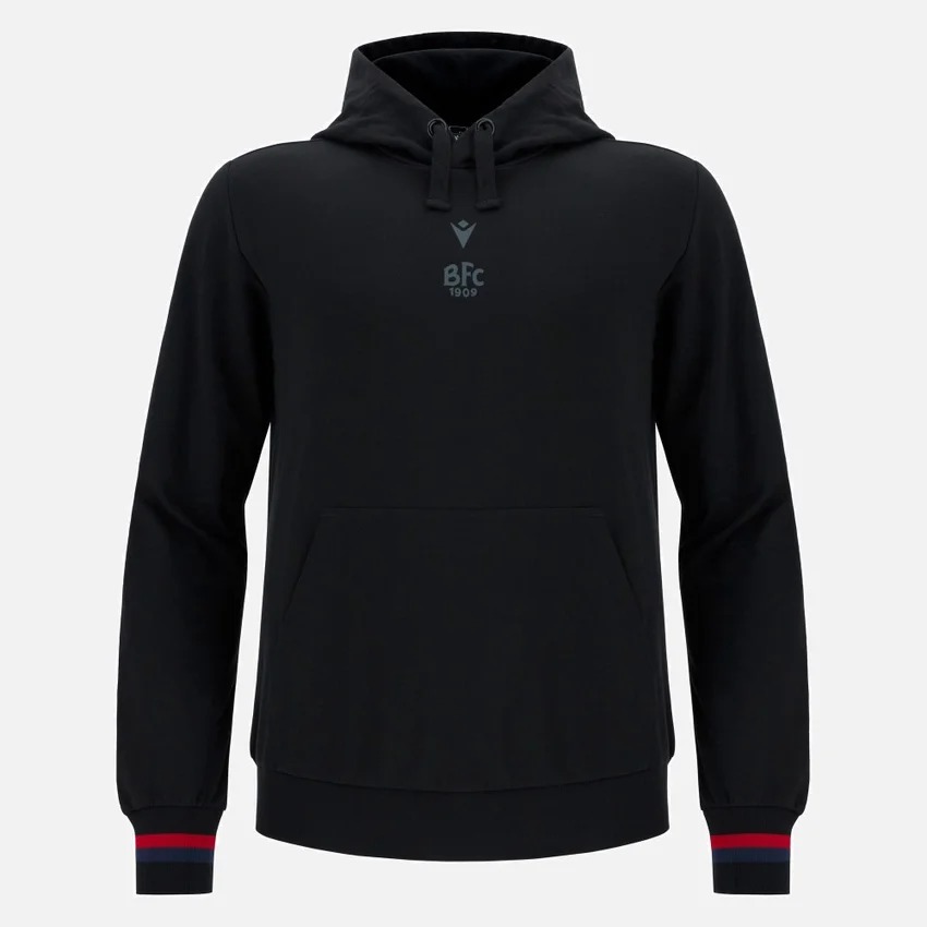 Sudadera con capucha de la línea para aficionados del Bologna FC 1909 2025/26 Sudadera con capucha de la línea para aficionados del Bologna FC 1909 2025/26