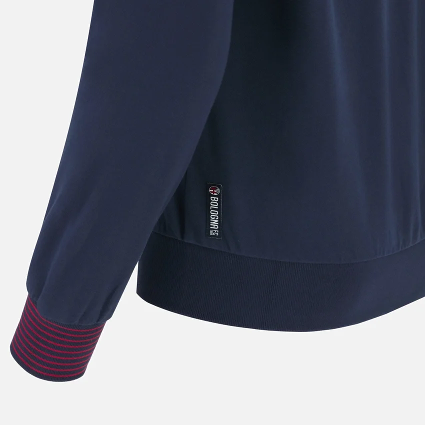 Sudadera con cremallera completa de la línea para aficionados del Bologna FC 1909 2025/26 Sudadera con cremallera completa de la línea para aficionados del Bologna FC 1909 2025/26
