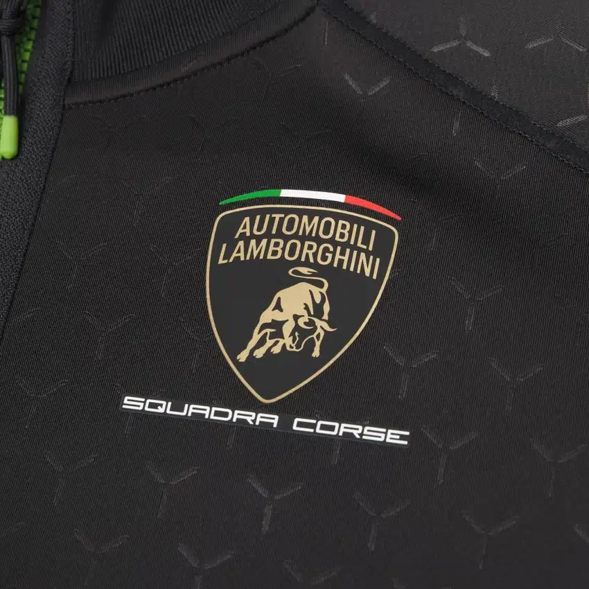 Sudadera con cremallera completa para niño de Automobili Lamborghini Squadra Corse Sudadera con cremallera completa para niño de Automobili Lamborghini Squadra Corse