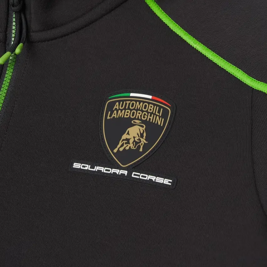 Sudadera con cremallera completa para niño de Automobili Lamborghini Squadra Corse Sudadera con cremallera completa para niño de Automobili Lamborghini Squadra Corse