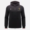 Sudadera con cremallera completa tricolor negra para hombre de Automobili Lamborghini Squadra Corse