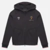 Sudadera con cremallera completa tricolor negra para niño de Automobili Lamborghini Squadra Corse