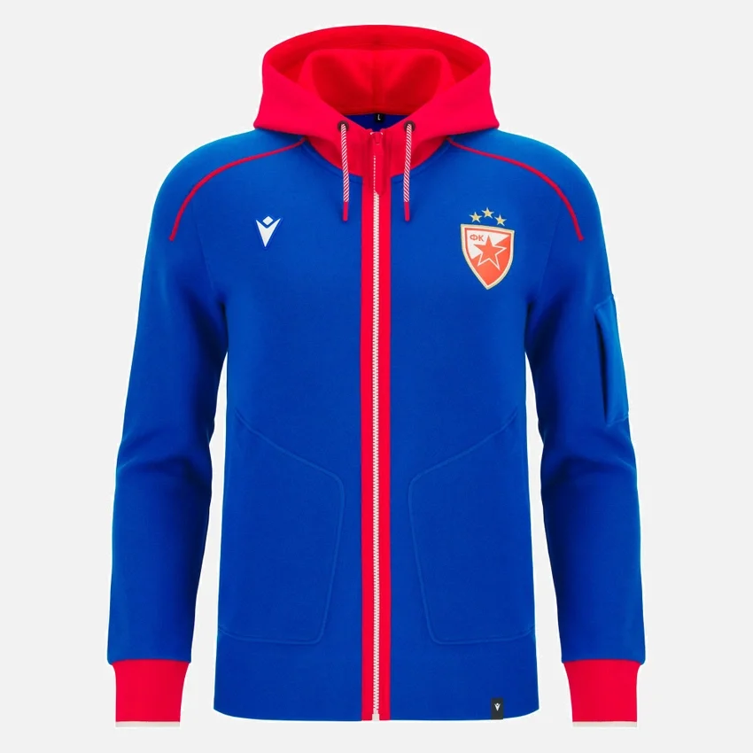 Sudadera de algodón para adultos del Red Star Belgrado 2025/26 Sudadera de algodón para adultos del Red Star Belgrado 2025/26