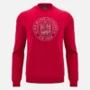 Sudadera de cuello redondo sin cepillar de la colección Unibo Red para Adultos Sudadera de cuello redondo sin cepillar de la colección Unibo Red para Adultos