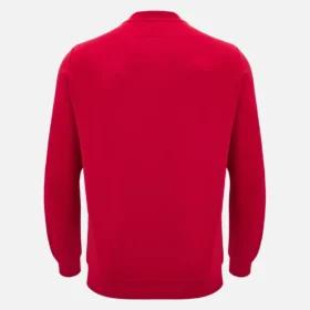 Sudadera de cuello redondo sin cepillar de la colección Unibo Red para Adultos
