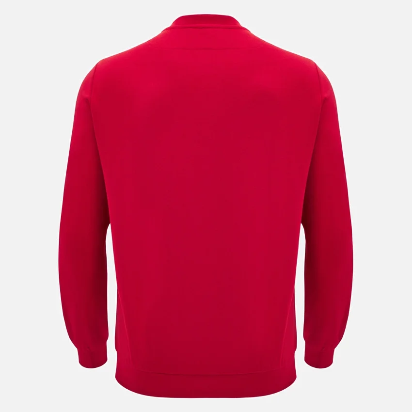 Sudadera de cuello redondo sin cepillar de la colección Unibo Red para Adultos Sudadera de cuello redondo sin cepillar de la colección Unibo Red para Adultos