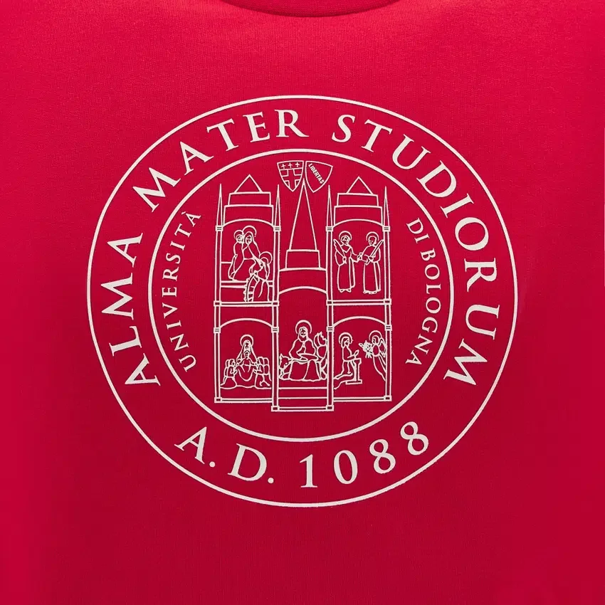 Sudadera de cuello redondo sin cepillar de la colección Unibo Red para Adultos Sudadera de cuello redondo sin cepillar de la colección Unibo Red para Adultos