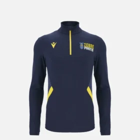 Sudadera de entrenamiento Zebre Parma 2025/26 Junior con cremallera de 1/4 Sudadera de entrenamiento Zebre Parma 2025/26 Junior con cremallera de 1/4