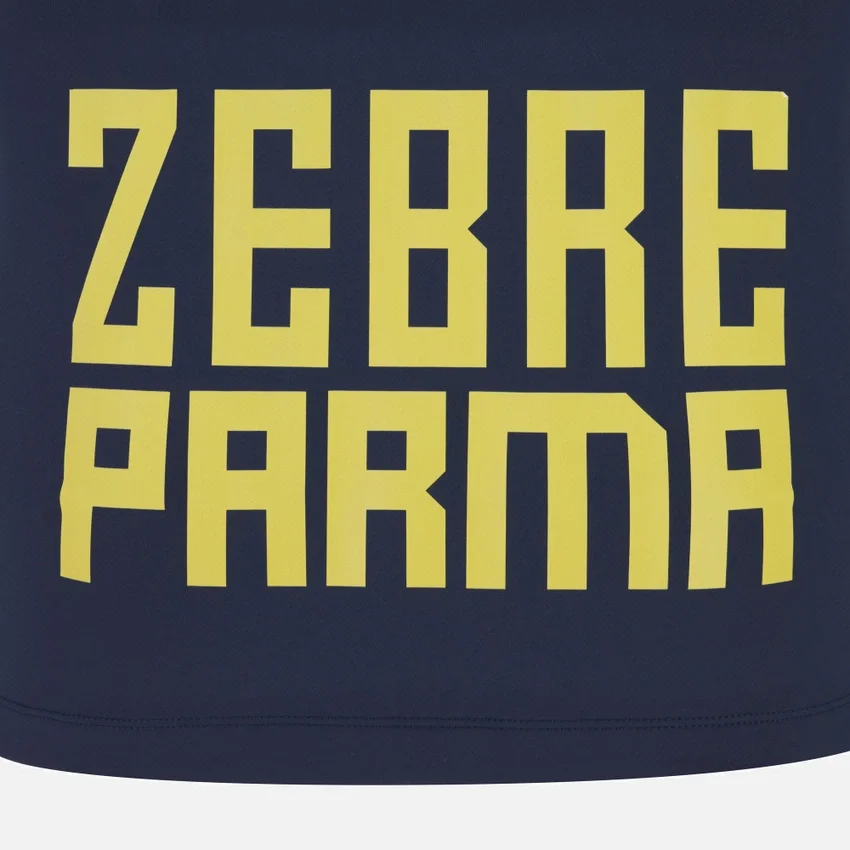 Sudadera de entrenamiento Zebre Parma 2025/26 Junior con cremallera de 1/4 Sudadera de entrenamiento Zebre Parma 2025/26 Junior con cremallera de 1/4