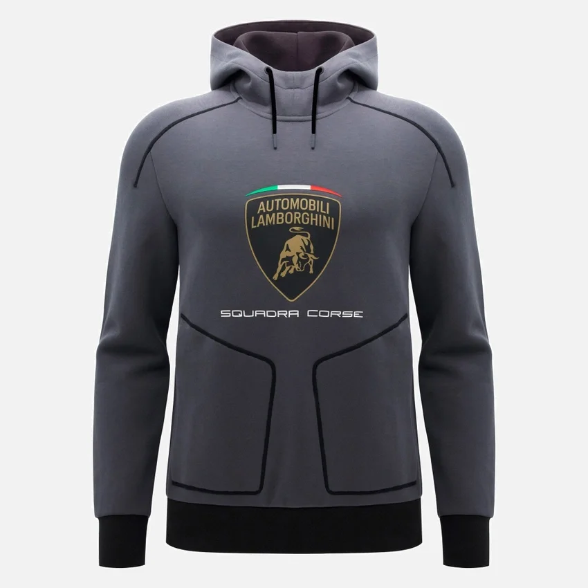 Sudadera para hombre Automobili Lamborghini Squadra Corse Sudadera para hombre Automobili Lamborghini Squadra Corse