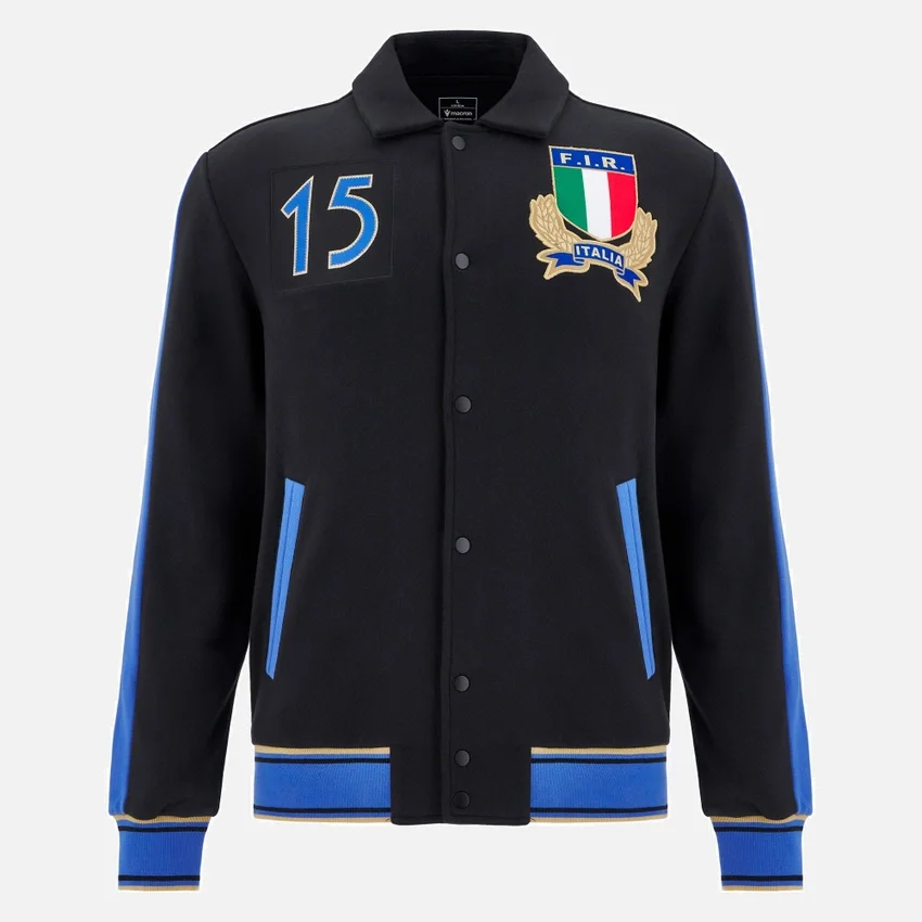 Sudadera universitaria de la línea para aficionados Italia Rugby 2025/26 Sudadera universitaria de la línea para aficionados Italia Rugby 2025/26